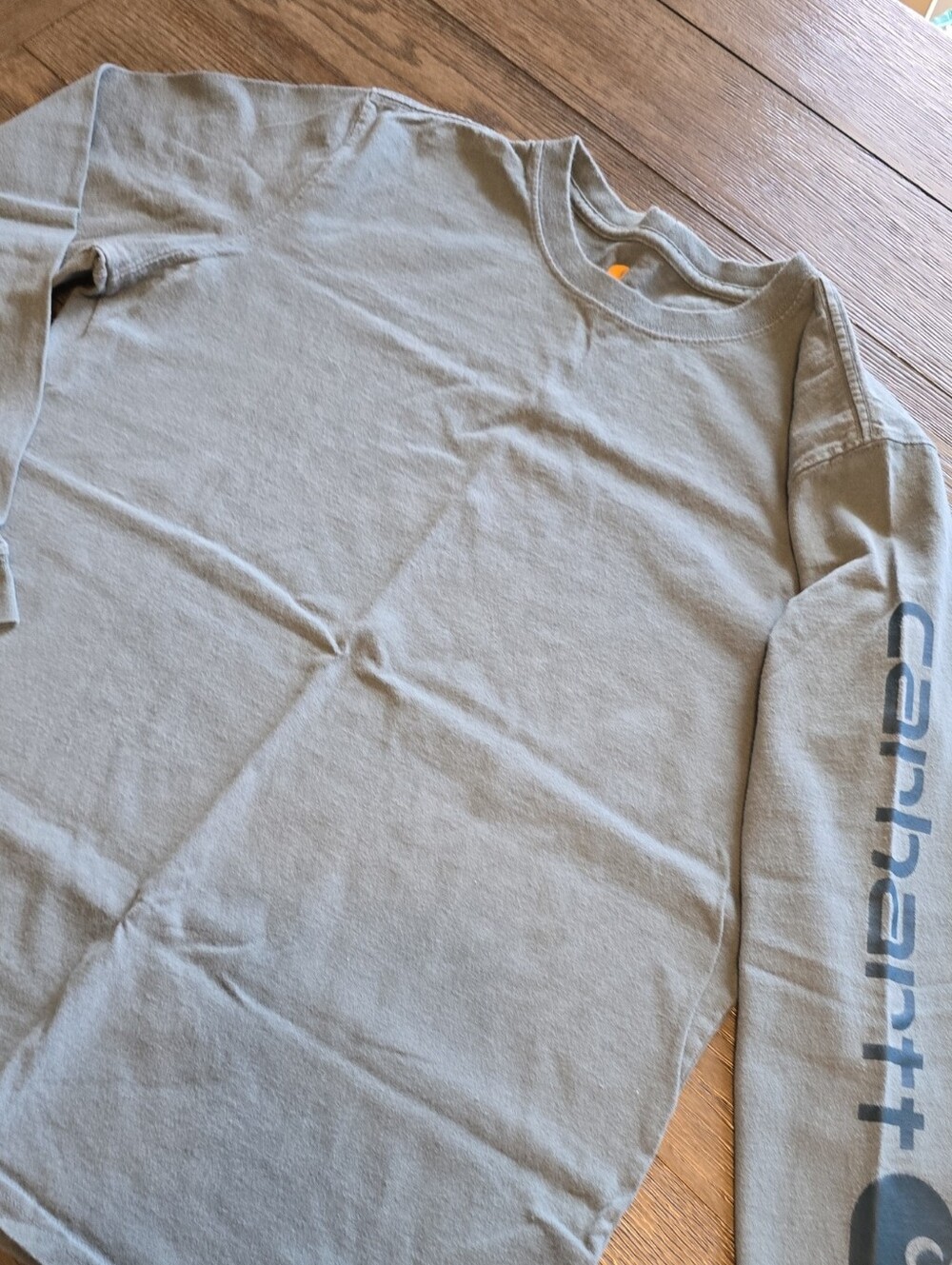 Carhartt Women's Crewneck T-shirt in Light Olive Green